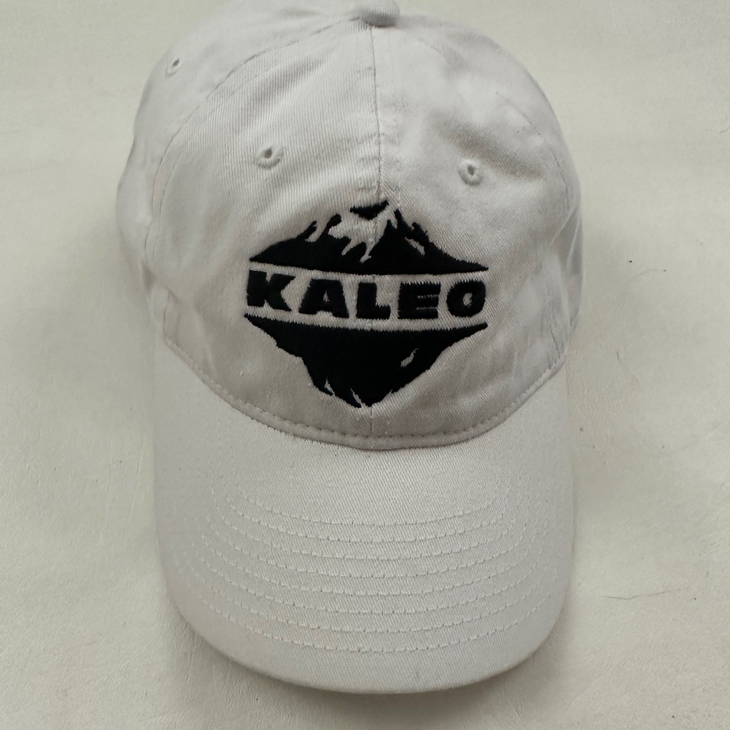 Kaleo Logo White Baseball Hat